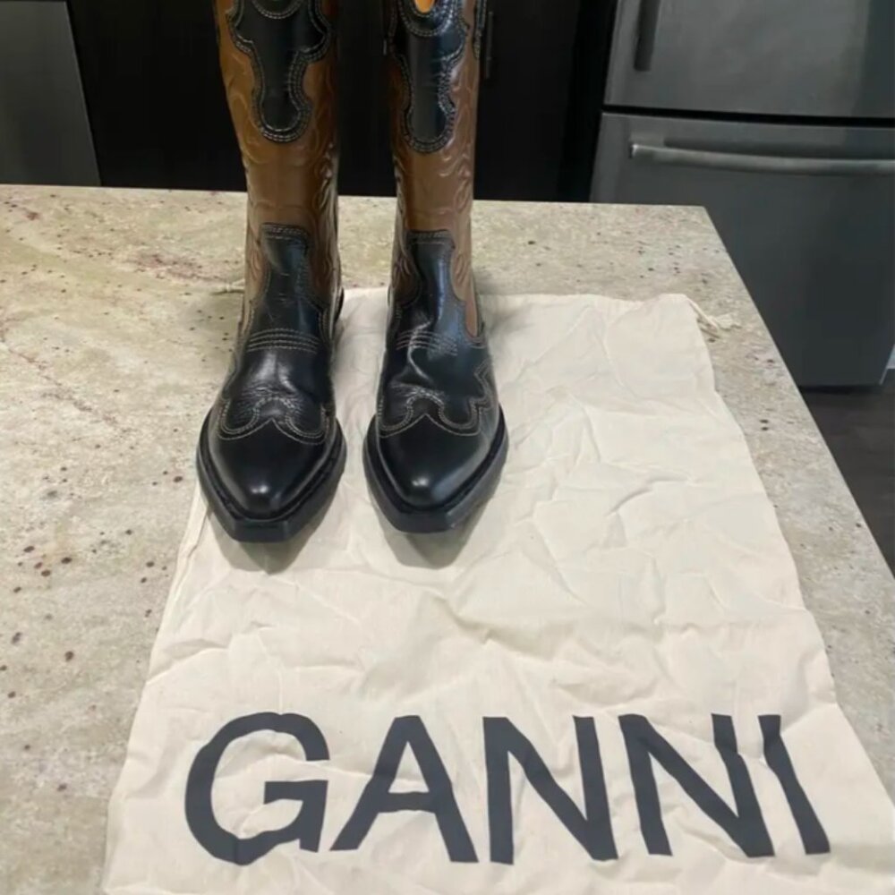 Ganni Western Boots